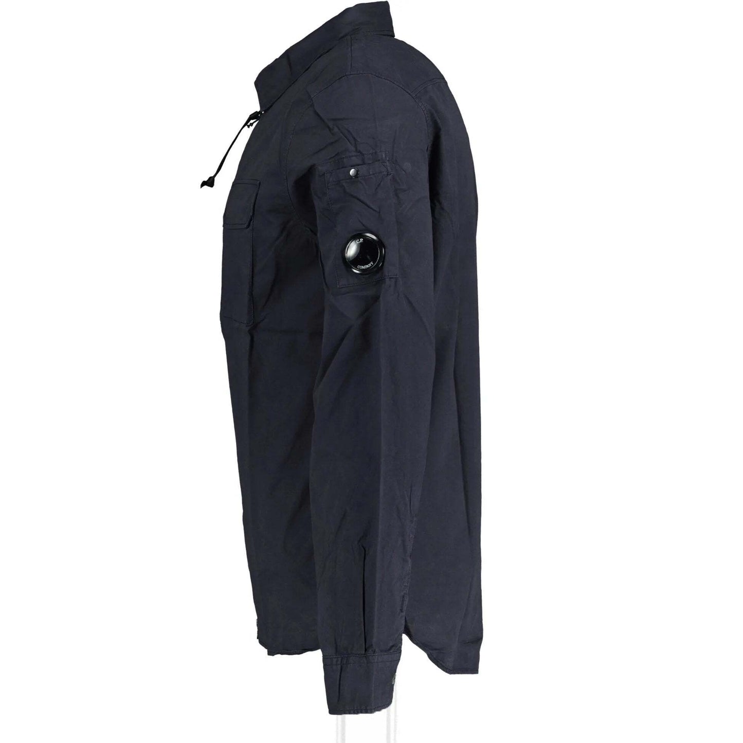 CP Company Lens Zip-Up Overshirt Navy