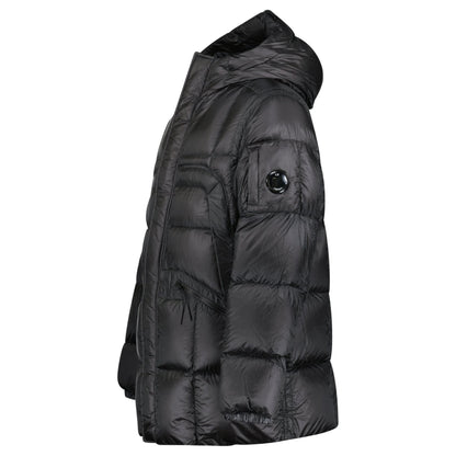 CP Company Long D.D. Shell Lens Down Jacket Black