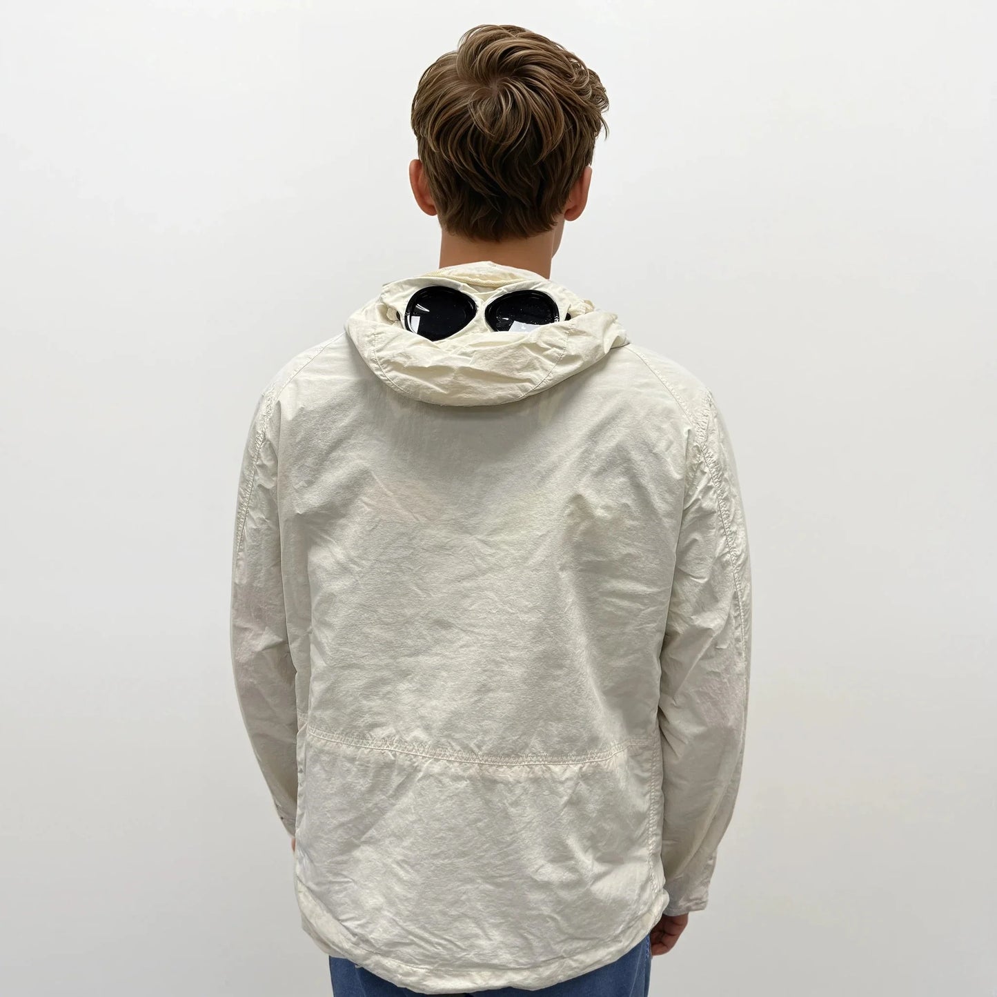 C.P. Company Pistachio Shell Flatt Nylon Goggle Jacket