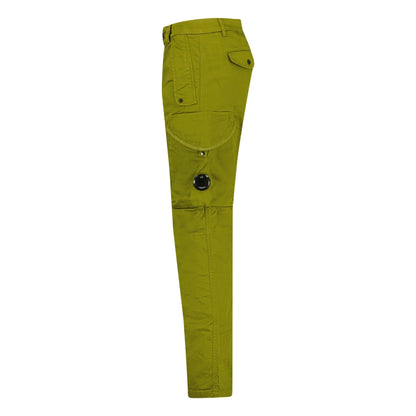 CP Company Sateen Stretch Cargo Pants Green