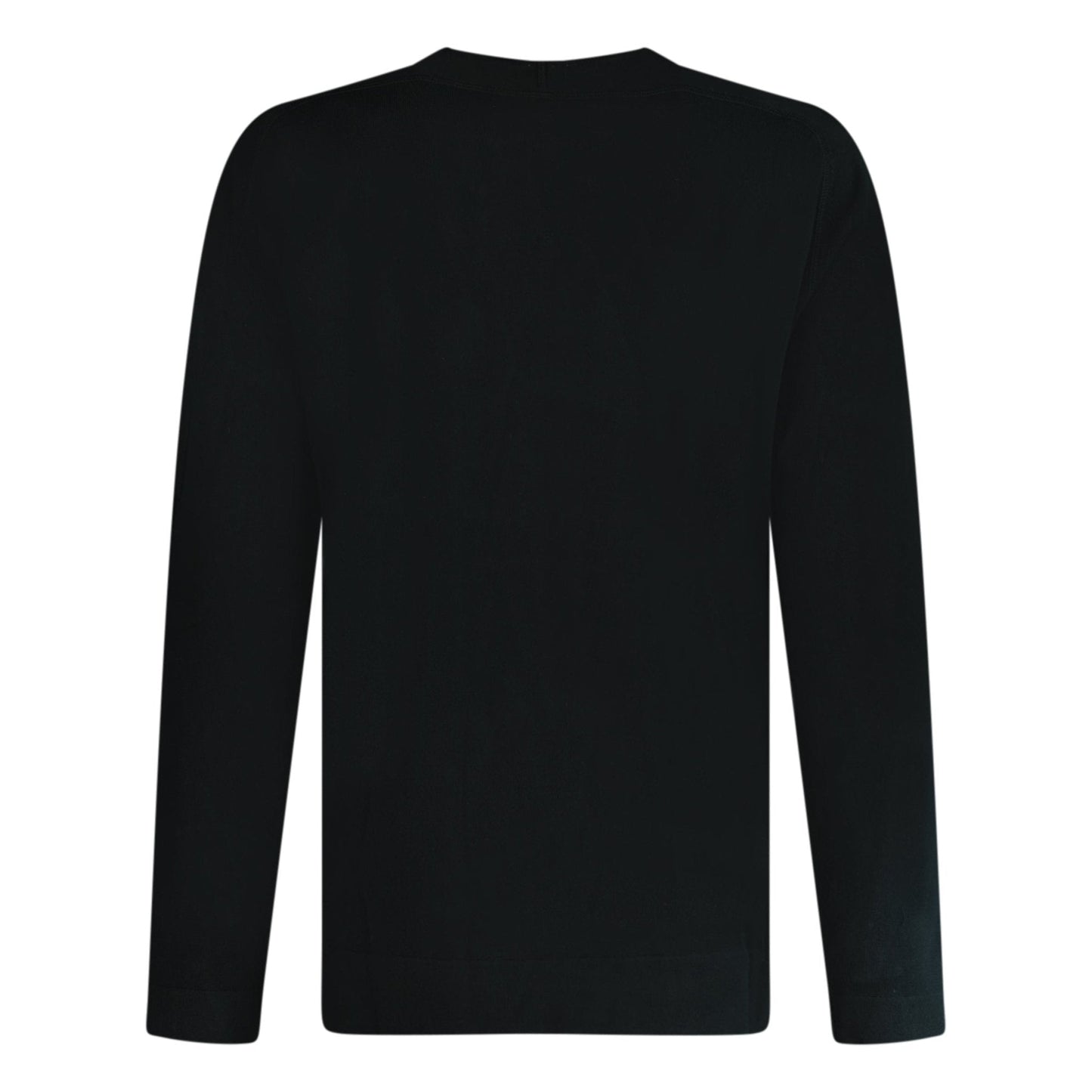 CP Company Sea Island Knitted Lens Sweatshirt Black