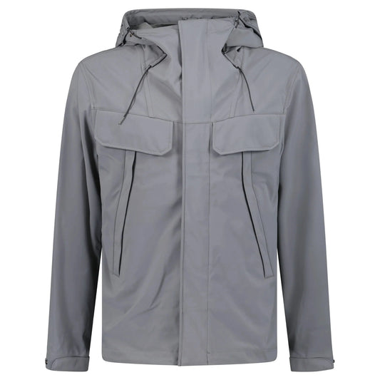 C.P. Company Smoked Pearl C.P. Shell-R Double Pocket Goggle Jacket