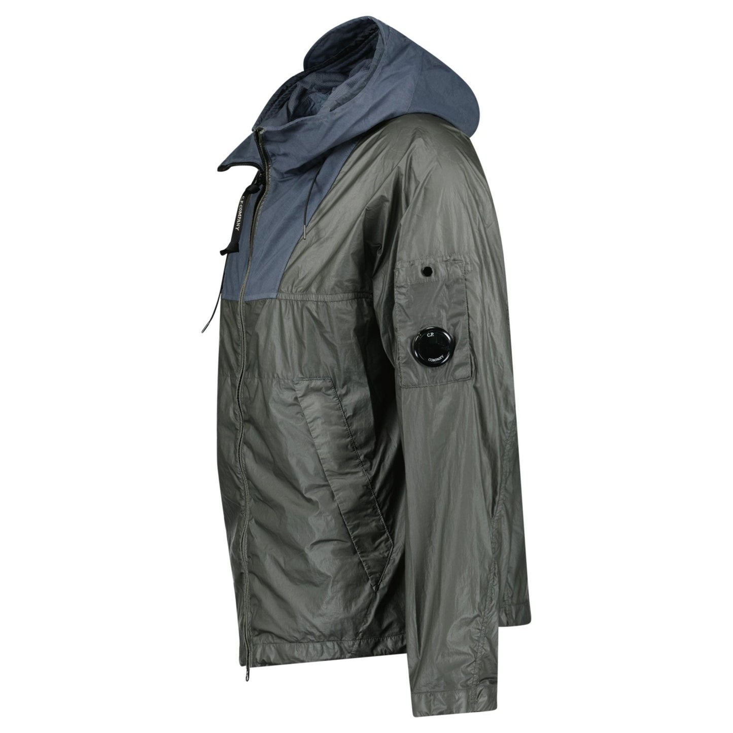 C.P. Company Smoked Pearl CS II Mixed Hooded Lens Jacket