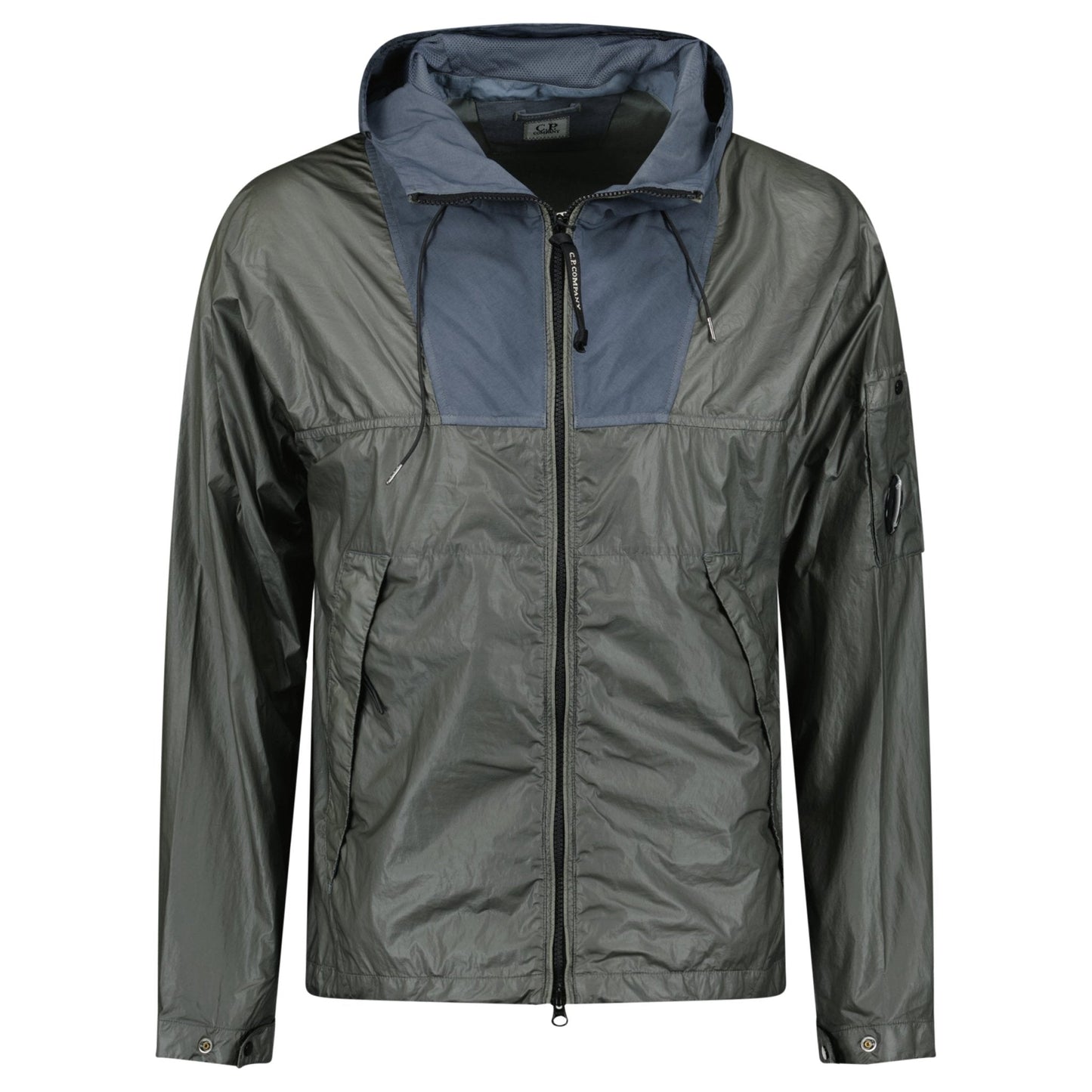 C.P. Company Smoked Pearl CS II Mixed Hooded Lens Jacket