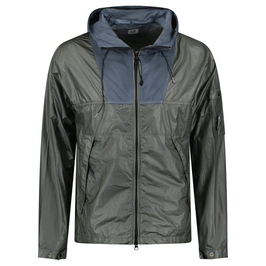 C.P. Company Smoked Pearl CS II Mixed Hooded Lens Jacket