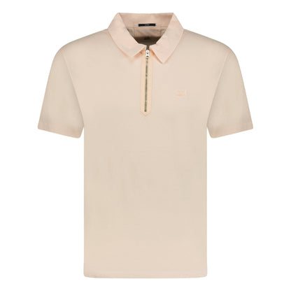 CP Company Tacting Piquet Zip Polo-Shirt Pink