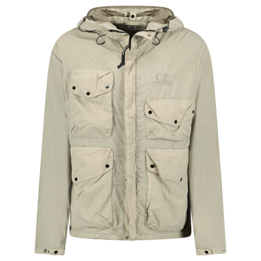 C.P. Company Vintage Khaki Flatt Nylon Goggle Jacket