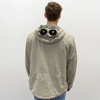C.P. Company Vintage Khaki Flatt Nylon Goggle Jacket