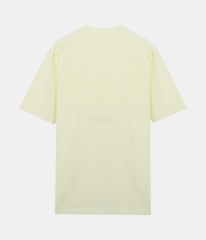 CP Company Old Dyed Pocket Tshirt In Yellow