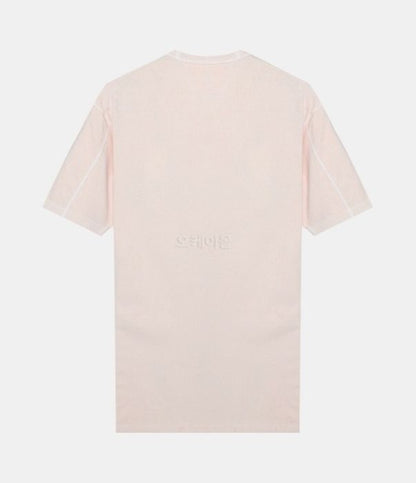 CP Company Resist Dyed Logo T-Shirt in Pink