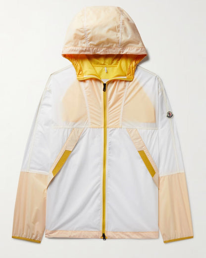 Moncler Doi Windbreaker In Yellow