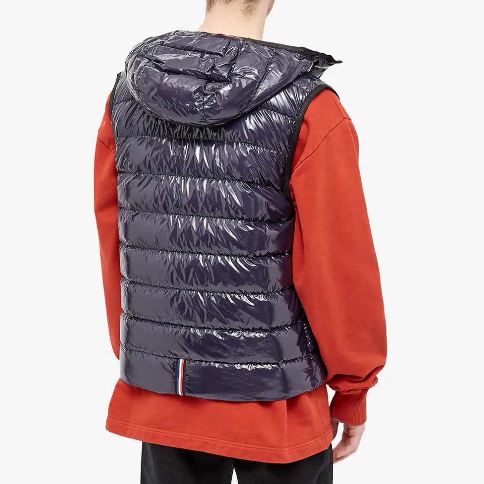 Moncler Lappe Gilet In Navy
