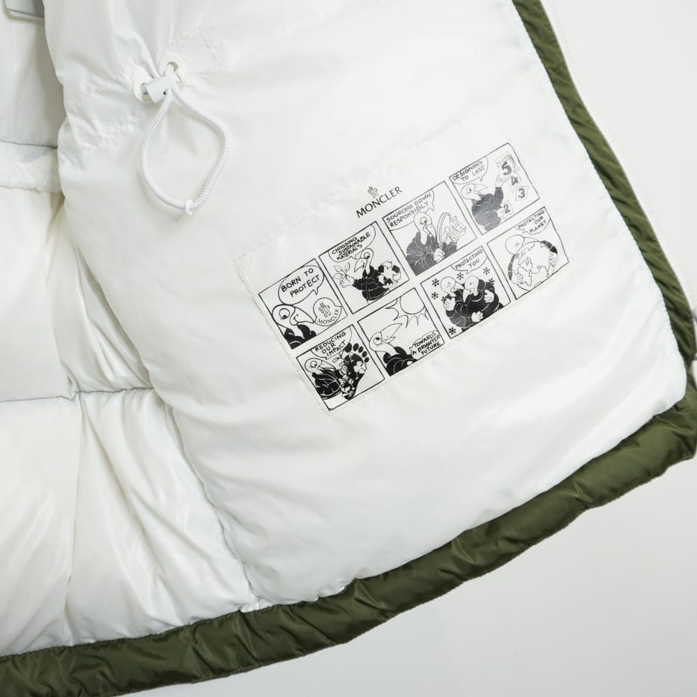 Moncler Junzo Down Jacket In Green