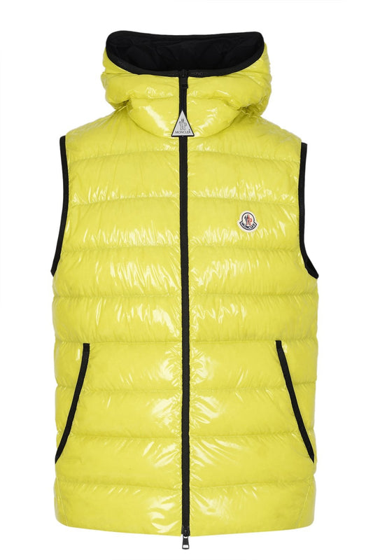 Moncler Lappe Gilet In Yellow