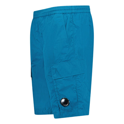 Cp Company 179A Chrome-R Cargo Shorts In Ink Blue
