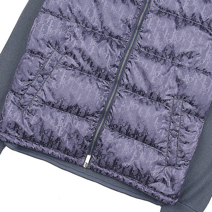 Dior Oblique Knitted Cardigan In Grey