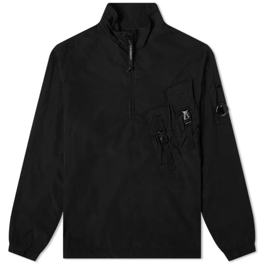 Cp Company Nylon Tactical Overshirt In Black