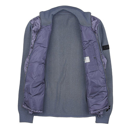 Dior Oblique Knitted Cardigan In Grey