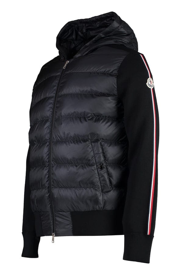Moncler Tricot Wool Cardigan Black