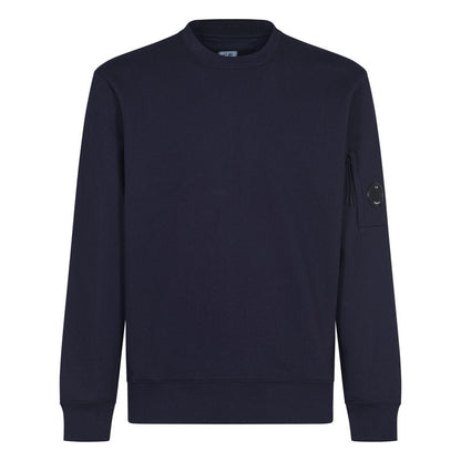 Cp Company Diagonal Raised Lens Sweatshirt in Navy