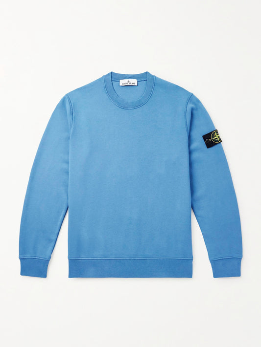 Stone Island 63051 Sweatshirt In Powder Blue