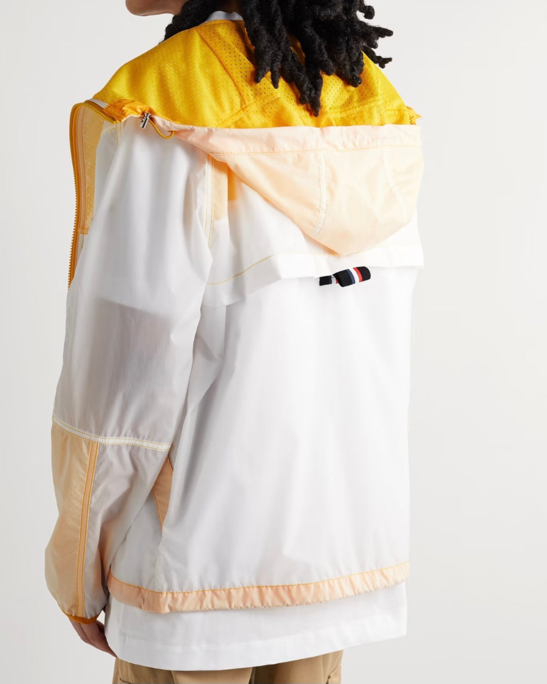 Moncler Doi Windbreaker In Yellow