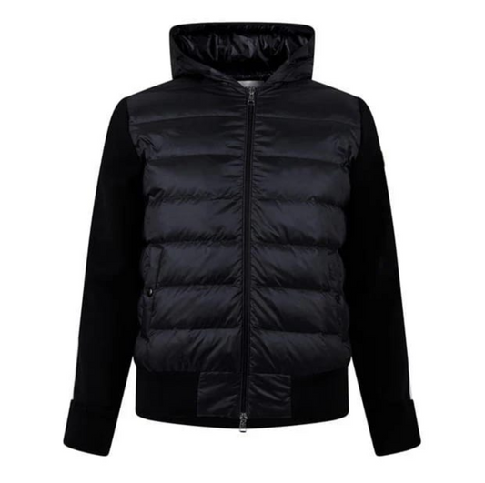 Moncler Tricot Wool Cardigan Black