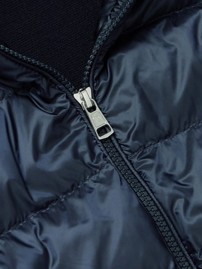 Moncler Tricot Wool Cardigan Navy