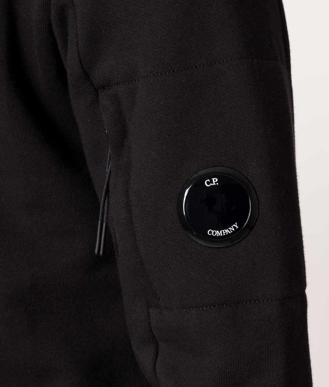Cp Company Diagonal Raised Cotton Lens Sweatshirt Black