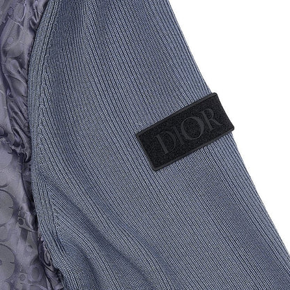 Dior Oblique Knitted Cardigan In Grey